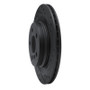 R1 16-26 BMW 228I Gran Coupe Rear Right Drilled & Slotted Black Brake Rotor