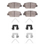 DFC 17-19 Kia Cadenza Rear 5000 Advanced Ceramic Brake Pads and Hardware Kit