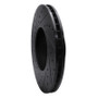 R1 12-21 BMW 440I Gran Coupe Front Right Drilled & Slotted Black Brake Rotor