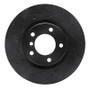 R1 95-02 BMW M3 Right Front Drilled & Slotted Black Brake Rotor