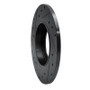 R1 65-76 Porsche 911 Front Right Drilled & Slotted Black Brake Rotor