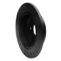 R1 04-10 Chevrolet Epica (USA/Canada) Rear Left Drilled & Slotted Black Brake Rotor