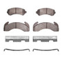 DFC 83-12 Blue Bird TC1000 Rear 4000 HybriDynamic Brake Pads and Hardware Kit