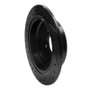 R1 82-89 BMW 524TD Rear Right Drilled & Slotted Black Brake Rotor