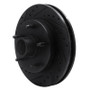 R1 94-99 Dodge Ram 1500 Pickup Front Left Drilled & Slotted Black Brake Rotor