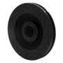 R1 94-99 Dodge Ram 1500 Pickup Front Left Drilled & Slotted Black Brake Rotor
