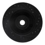 R1 94-99 Dodge Ram 1500 Pickup Front Left Drilled & Slotted Black Brake Rotor