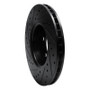 R1 99-09 Volvo S60 Front Right Drilled & Slotted Black Brake Rotor