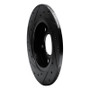 R1 88-92 Dodge Monaco Rear Right Drilled & Slotted Black Brake Rotor
