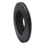 R1 01-10 Chrysler PT Cruiser Front Right Drilled & Slotted Black Brake Rotor