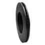 R1 09-10 Kia BORREGO Front Right Drilled & Slotted Black Brake Rotor
