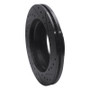 R1 01-04 Honda Passport Front Left Drilled & Slotted Black Brake Rotor