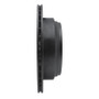 R1 92-04 Acura SLX Rear Right Drilled & Slotted Black Brake Rotor