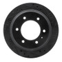 R1 92-04 Acura SLX Rear Right Drilled & Slotted Black Brake Rotor