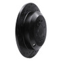 R1 09-10 Kia BORREGO Rear Left Drilled & Slotted Black Brake Rotor