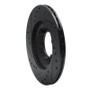 R1 84-87 Isuzu Pickup Front Right Drilled & Slotted Black Brake Rotor