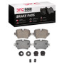 DFC 16-19 Jaguar XJ Rear 5000 Advanced Ceramic Brake Pads and Hardware Kit