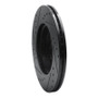 R1 14-24 Mini Cooper (Excl Clubman) Front Right Drilled & Slotted Black Brake Rotor