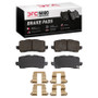 DFC 17-25 Acura MDX Rear 5000 Advanced Ceramic Brake Pads and Hardware Kit