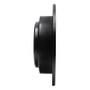 R1 04-06 Kia AMANTI Rear Left Drilled & Slotted Black Brake Rotor