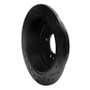 R1 04-06 Kia AMANTI Rear Left Drilled & Slotted Black Brake Rotor