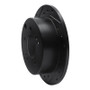 R1 10-13 Kia Forte Rear Left Drilled & Slotted Black Brake Rotor