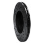 R1 94-00 Kia Spectra Front Right Drilled & Slotted Black Brake Rotor