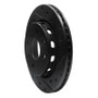 R1 94-00 Kia Spectra Front Right Drilled & Slotted Black Brake Rotor