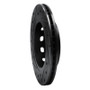 R1 94-00 Kia Spectra Front Right Drilled & Slotted Black Brake Rotor
