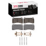 DFC 09-24 Nissan GT-R Rear 5000 Advanced Low Metallic Brake Pads and Hardware Kit