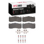 DFC 06-13 BMW 135I Front 5000 Advanced Low Metallic Brake Pads and Hardware Kit