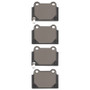 DFC 08-15 Mitsubishi Lancer Rear 5000 Advanced Low Metallic Brake Pads