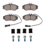 DFC 90-97 Audi S6 Front 4000 HybriDynamic Brake Pads and Hardware Kit