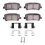 R1 15-20 Chevrolet Colorado Rear Performance Off-Road/Tow Brake Brake Pads & Hardware Kit