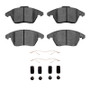 R1 05-19 Volkswagen Jetta Sedan Front Euro Ceramic Pads & Hardware Kit