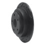 R1 92-97 Subaru SVX Rear Left Drilled & Slotted Black Brake Rotor