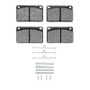 R1 67-87 Volvo 244 Front Euro Ceramic Pads & Hardware Kit