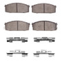 R1 82-85 Nissan STANZA Front Optimum OE Pads & Hardware Kit