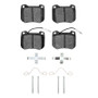 DFC 80-89 Peugeot 505 Front 4000 HybriDynamic Brake Pads and Hardware Kit