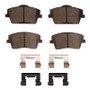 DFC 19-24 Volvo XC40 Front Euro 5000 Ceramic Brake Pads and Hardware Kit
