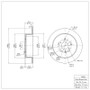 DFC 09-15 Toyota Venza Rear Brake Rotor