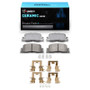 R1 2002-2006 Lexus ES300 Rear R1 Ceramic Pads & Hardware Kit
