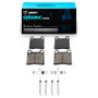 R1 1983-1995 Mercedes-Benz C280 Rear R1 Ceramic Pads & Hardware Kit