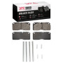 DFC 87-12 Damon Daybreak Rear/Front 5000 Advanced Semi Metallic Brake Pads and Hardware Kit