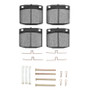 R1 1974-1982 Honda Civic Hatchback Front R1 Ceramic Pads & Hardware Kit