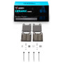 R1 1961-1991 Mercedes-Benz 220 Front/Rear R1 Ceramic Pads & Hardware Kit