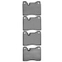 DFC 68-94 BMW 530I Front Euro 5000 Ceramic Brake Pads