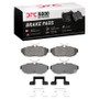 DFC 12-14 Ford Mustang Rear 5000 Advanced Low Metallic Brake Pads and Hardware Kit