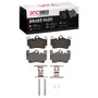 DFC 03-15 Audi Q7 Rear 5000 Advanced Low Metallic Brake Pads and Hardware Kit