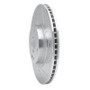 R1 2016-2025 Fiat 124 Spider Front Right Drilled & Slotted Silver Brake Rotor